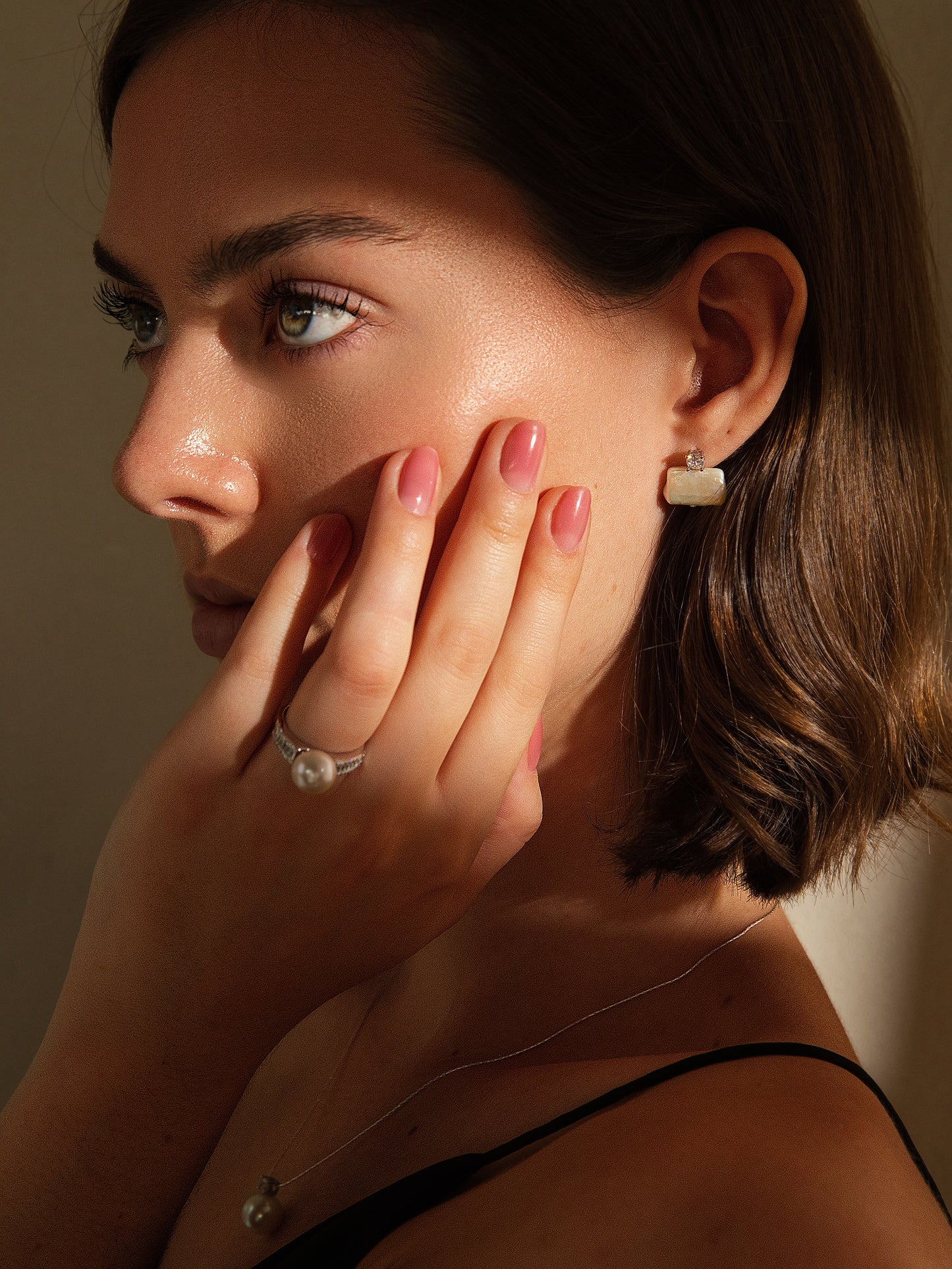 Classic Freshwater Pearl and Diamond Ring